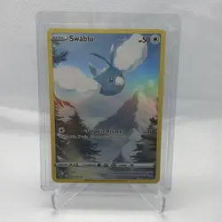 2023 Pokemon Swablu GG27/GG70 Holo Rare Crown Zenith: Galarian Gallery TCG - Image 1