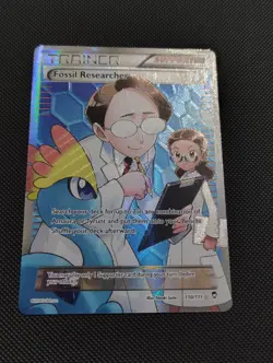 Pokemon TCG Fossil Researcher Furious Fists 110/111 Full Art - Image 1