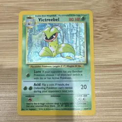 Pokemon Victreebel Jungle 14/64 Holo Rare Card 1999 80 HP English Nintendo - Image 1
