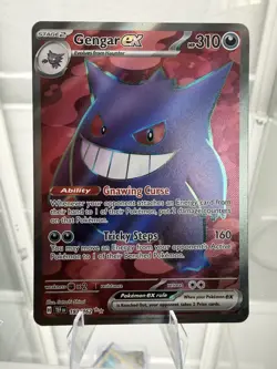Pokemon TCG Gengar ex 193/162 Full Art Ultra Rare Temporal Forces NM - Image 1