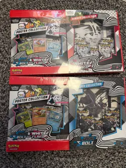 NEW Sam’s Club Pokemon Binder Collection WHITE FLARE & BLACK BOLT SEALED - Image 1