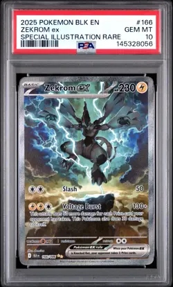 Zekrom EX Black Bolt SIR Special Illustration Rare #166 PSA 10 Gem Mint Pokemon - Image 1