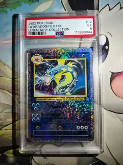 Gyarados 12/110 Legendary Collection Reverse Holo PSA 5 EX Pokemon 2002 - Image 1