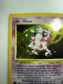 Pokemon Mr Mime Vintage Hologram 6/64 Holo Rare - Image 4