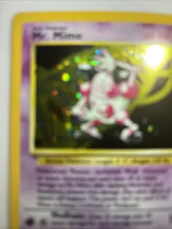Pokemon Mr Mime Vintage Hologram 6/64 Holo Rare - Image 5