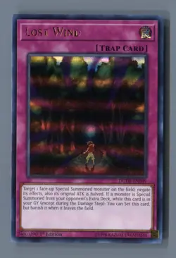 Lost Wind DUDE-EN049 Ultra Rare Duel Devastator Yu-Gi-Oh Lightly Played - Image 1