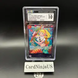 CGC 10 GEM MINT Hibari OP11-010 SR Flagship Battle Prize - ONE PIECE Card Game - Image 1