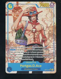 One Piece English OP13-119 Portgas D Ace Alternate Art Secret Rare - Image 1