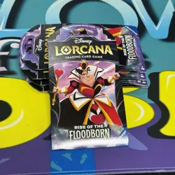* Lot of 6 * Disney Lorcana TCG - Rise of the Floodborn Sleeved Booster Packs - Image 3
