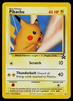 Pokemon Card - Pikachu Wizards Black Star Promos 26 Promo - Image 1