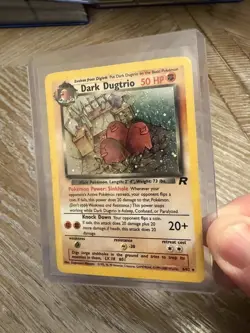Pokemon Dark Dugtrio TCG Holo Card 6/82 Rare - Image 2