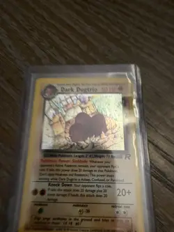 Pokemon Dark Dugtrio TCG Holo Card 6/82 Rare - Image 3