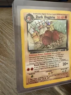 Pokemon Dark Dugtrio TCG Holo Card 6/82 Rare - Image 4
