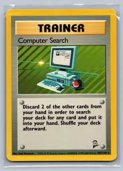 Computer Search Base Set 2 #101/130 Rare Pokemon Card - Image 1