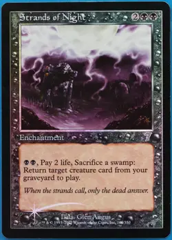 Strands of Night FOIL 7th Edition HEAVILY PLD Uncommon CARD (509358) ABUGames - Image 1