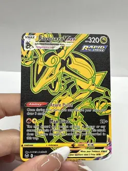 Rayquaza VMAX HP320 Pokemon Metal Card-Collectible Gift Display. - Image 2