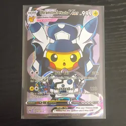 Pokemon Ultra-Instinct Pikachu VCOS Card FANART - Image 1