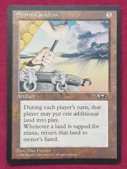 Magic The Gathering ALLIANCES STORM CAULDRON artifact card MTG - Image 1