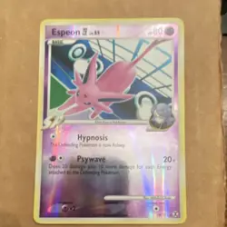 Pokemon Espeon E4 18/111 Rising Rivals Reverse Holo Rare Basic Card 80HP English - Image 1