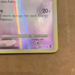 Pokemon Espeon E4 18/111 Rising Rivals Reverse Holo Rare Basic Card 80HP English - Image 4