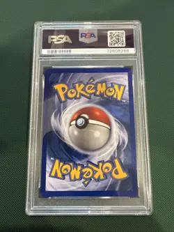 Pokemon TCG Hitmonchan Holo Rare Card Base Set 7/102 PSA 8! - Image 2