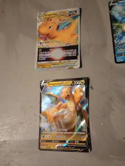 (4) Pokemon Card Lot / Dragonite V & VSTAR, Blastoise V, Victini VMAX Holo Promo - Image 3