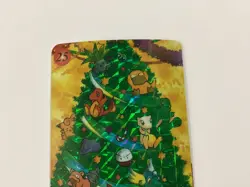 1996 Japanese Vending Pokemon Sticker Card PRIZM #25 Charizard V Machamp - Image 5