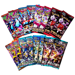 16 PACKS Pokemon TCG Cards Booster Variety Set Bundle KOREAN Mega Evolution ETC - Image 1