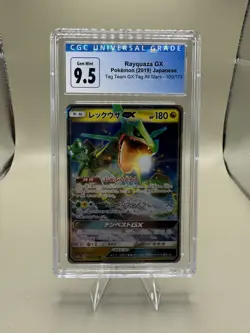 Pokemon Card Rayquaza GX 100/173 RR SM12A Japanese CGC 9.5 Gem Mint - Image 1