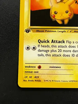 Lt. Surge's Pikachu 84/132 - Gym Challenge Regular 1st Edition Pokemon Card NM - Image 2