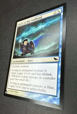 MTG Steel of the Godhead Shadowmoor 150/301 Regular Common Card The List Reprint - Image 3