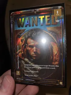 Wonders of The First WANTED Foil Cards ~ Tom Felton & Ben Aflec - Image 2