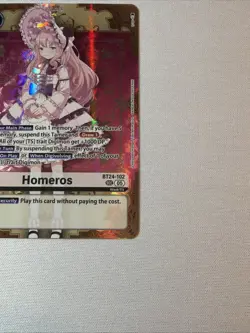 Digimon Card Game Homeros BT24-102 SEC Foil Time Stranger Secret Rare - Image 2