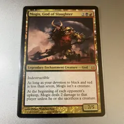 MTG 1x Mogis, God of Slaughter Born of the Gods Magic the Gathering Card x1 LP - Image 1