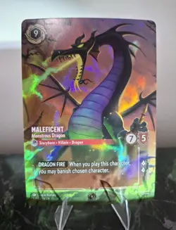 Maleficent Monstrous Dragon STORE CHAMPIONSHIP PROMO 5/P3- Disney Lorcana Fabled - Image 1