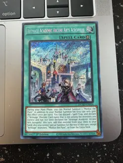 Artmage Academic Arcane Arts Acropolis DUAD-EN054 Secret Rare 1st Edition NM - Image 1