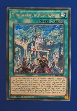Artmage Academic Arcane Arts Acropolis DUAD-EN054 Secret Rare 1st Edition NM - Image 1