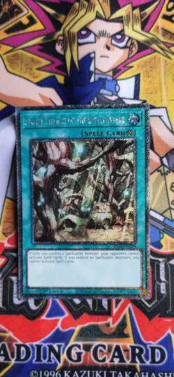 YUGIOH Secret Village of the Spellcasters RA03-EN209 Platinum Secret Rare 1ST ED - Image 1