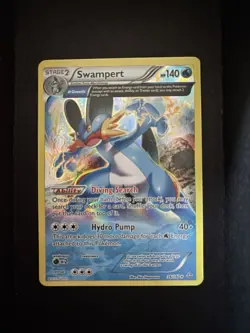 Pokemon TCG Swampert 36/160 XY-Primal Clash Holo Card - Image 1