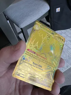 Pokemon Mega Dragonite EX Full Art Gold Holo Card 295/217 370 HP - Image 4