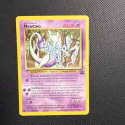 Pokemon TCG Mewtwo #12 Black Star Promo WOTC Card MP - Image 1