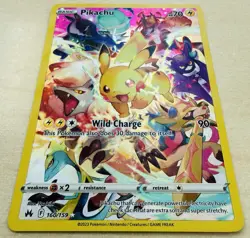 Pikachu 160/159 - SWSH Crown Zenith Secret Rare Holo Foil - Pokemon TCG Card NM - Image 2