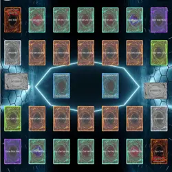 Duel Playmat 2-player Mousepad MTG RPG CCG Trading Card Game Mat 60x60cm - Image 1