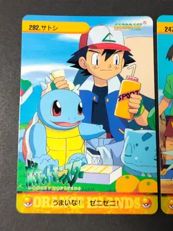 pikachu snorlax 247 292 Carddass Anime Collection Pokemon Card Japan eb287 - Image 2