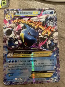 Mega Blastoise EX 30/149 Ultra Rare Holo Pokemon Card XY NM - Image 1