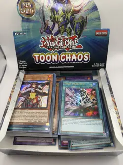 Yugioh Toon Chaos Unli Lot. All Cards From Booster Box Pull. Display Included - Image 1