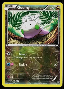 Pokemon Card Phantom Forces Goomy 75/119 Common Reverse Holo - Image 1
