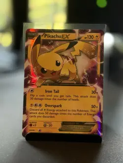 Pikachu EX Black Star Promo Card XY84 - Image 1