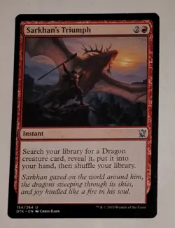 Sarkhan's Triumph Regular 154/254 Uncommon Magic The Gathering Card MTG TCG 2015 - Image 1