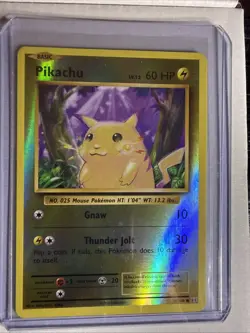 Pokemon Pikachu TCG Reverse Holo Rare Card 35/108 XY Evolutions - Image 1